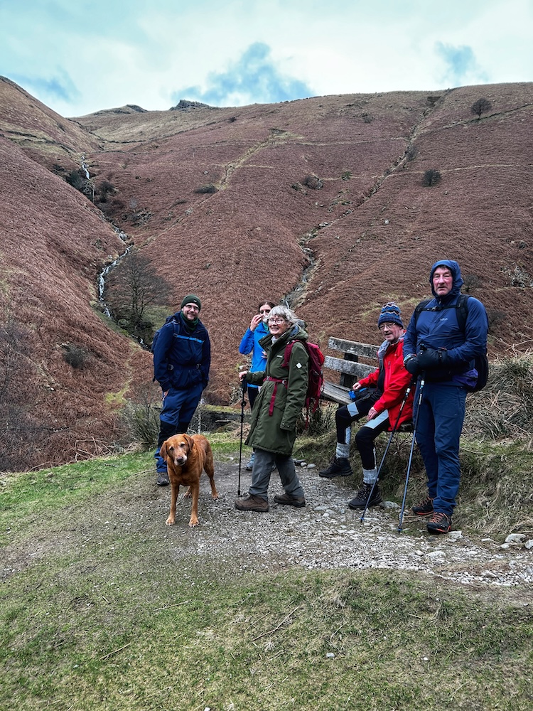A group of people waiting to be guided by PeaksPrincess